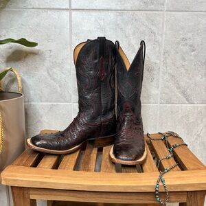 Lucchese Black and Brown Women's Boots